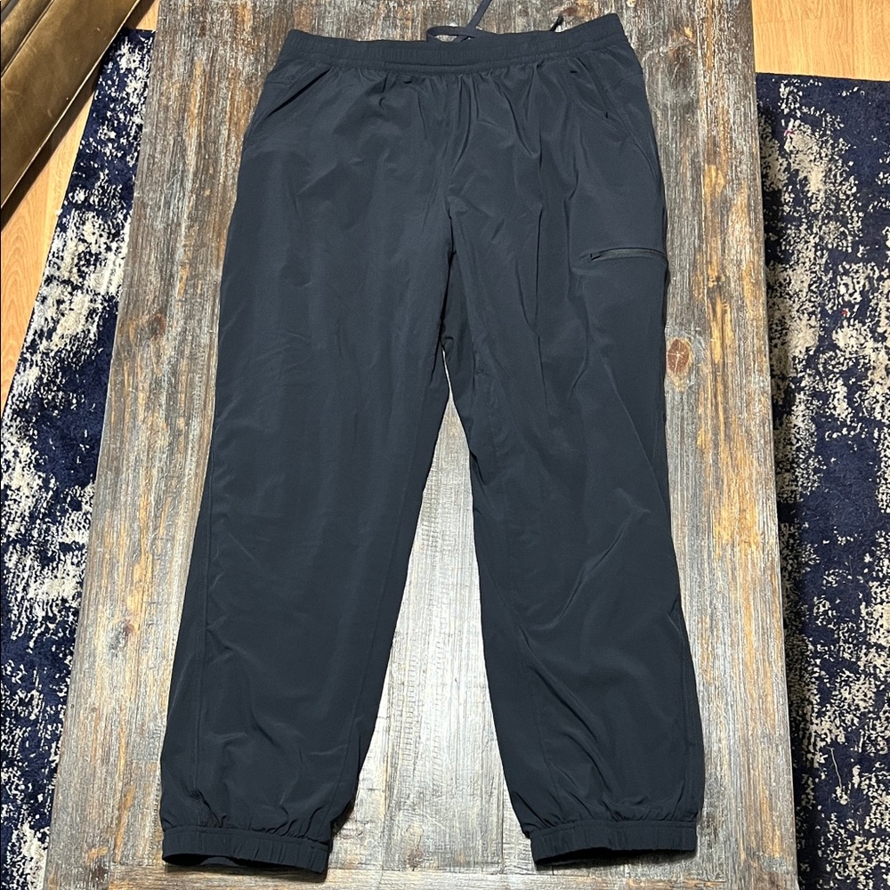 Eddie Bauer Women's Black Track Pants Fleece Lined